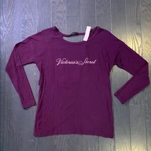 Victoria's Secret Purple/Burgundy Loungewear Women's Top